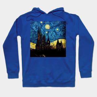 Starry Night Wizarding School Van Gogh Hoodie